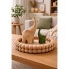Bandeja Decorativa Com Elefantes Kit Luxo Para Sala