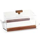 Bandeja Decorativa com Tampa em Acrílico 31cm BP2005 BTC Bandeja Decorativa com Tampa em Acrílico 31cm BP2005 BTC