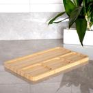 Bandeja Decorativa de Bambu para Petiscos Retangular 33cm F01 - D'Rossi