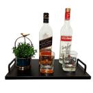 Bandeja Decorativa De Madeira Cantinho do Café Doces Bebidas