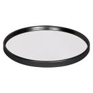 Bandeja Decorativa Elegante Espelhada Oval Redonda Retangular Multicolorida Cor:PretoFormato:Oval