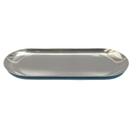 Bandeja decorativa em inox 1,5x26x10,5cm