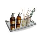Bandeja Decorativa em Metal Espelhada Retangular para Lavabo Banheiro Sala de Estar e Quarto Bandeja Decorativa em Metal Espelhada Retangular para Lavabo Banheiro Sala de Estar e Quarto