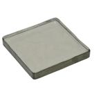 Bandeja decorativa em vidro espelhado na cor fume 17,5cm Bandeja decorativa em vidro espelhado na cor fume 17,5cm