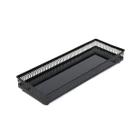 Bandeja Decorativa Espelhada Italiana Preta 35x13 cm Mek