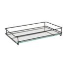 Bandeja Decorativa Espelhada Metalizada Fence 15x25cm Multiuso Porta Objetos Acessórios Enfeite Decoração Mesa Bancada Cozinha Sala Bandeja Decorativa Espelhada Metalizada Fence 15x25cm Multiuso Porta Objetos Acessórios Enfeite Decoração Mesa Bancada Cozinha Sala