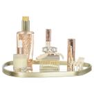 Bandeja Decorativa Espelhada Perfumes Taças Velas Maquiagem Closet Penteadeira Banheiro Pia Luxo Bandeja Decorativa Espelhada Perfumes Taças Velas Maquiagem Closet Penteadeira Banheiro Pia Luxo