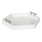 Bandeja decorativa Kate and Laurel Lipton Modern Hexagon 45cm