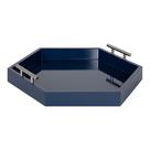 Bandeja decorativa Kate and Laurel Lipton Modern Hexagon 45cm