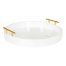 Bandeja decorativa Kate and Laurel Lipton Modern Round 39,37 cm