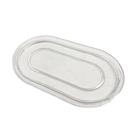 Bandeja Decorativa Oval Transparente Un - Tasil Bandeja Decorativa Oval Transparente Un - Tasil
