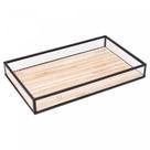 Bandeja Decorativa Retangular Native Black 25x35cm 9412 - Mimo Style