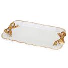 Bandeja decorativa Warmtree Vintage Design Resin White