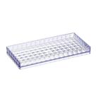 Bandeja Diamante em Plástico PS Cristal 25x12 Lapidada Transparente Arthi