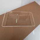 Bandeja Dobrada De Acrílico Luxo Para Lavabo Maquiagem Papel Toalha
