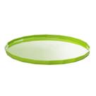 Bandeja Elegance Redonda Aro 30 Verde em Polipropileno Linha Tropical VEM