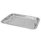 Bandeja Em Aço Inox Moderna Luxo Travessa Retangular Para Decoração - Mimo Style