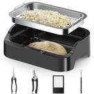 Bandeja em algum lugar com tela substituível de 150 mícrons, pincel, 2 tesouras e lupa (grande) Bandeja em algum lugar com tela substituível de 150 mícrons, pincel, 2 tesouras e lupa (grande)
