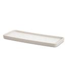 Bandeja em ceramica minimalista branca