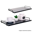 Bandeja em MDF com Metal 16867 - Mart
