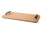 Bandeja em mdf com revestimento em cortica 25x42cm Bandeja em mdf com revestimento em cortica 25x42cm