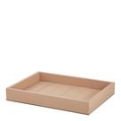 Bandeja em mdf com revestimento sintetico bege mart 29cm Bandeja em mdf com revestimento sintetico bege mart 29cm