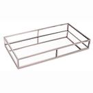 Bandeja em Metal com Espelho 8x27x41cm 09630 - Mart