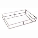 Bandeja em Metal com Espelho 8x36x50cm 09633 - Mart