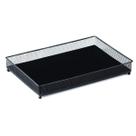 Bandeja Em Metal Preto C/ Vidro Espelhado 11980 4x24x12cm Mart