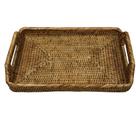 Bandeja Em Rattan Sunrise 30cm Natural Home - Un