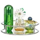 Bandeja Espelhada Decoração Perfumes Velas Cosméticos Luxo Redonda Lavabo Penteadeira Bar Bandeja Espelhada Decoração Perfumes Velas Cosméticos Luxo Redonda Lavabo Penteadeira Bar