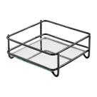Bandeja Espelhada Decorativa Multiuso 10x10cm Metalizada Porta Jóias Acessórios Servir Petiscos Café Drinks - Bandeja Espelhada Decorativa Multiuso 10x10cm Metalizada Porta Jóias Acessórios Servir Petiscos Café Drinks -