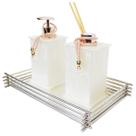 Bandeja Espelhada Para Banheiro Retangular Lavabo Decoração Bandeja Espelhada Para Banheiro Retangular Lavabo Decoração