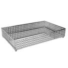 Bandeja Espelho Versalhes Wolff 38cm x 24cm Prateada Metal