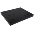 Bandeja Fixa Para Rack 19" GForce, 19" x 400mm, 4 Pontos de Fixação, Preto - 668