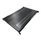 Bandeja Fixa Ventilada 1Ux800mm 4 PT Preto - BANFX0005