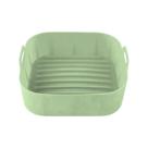 Bandeja Forma Cesta De Silicone Para Airfryer 20,5x20,5 Temperatura 280 graus
