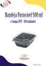 Bandeja Forneável 500 ml c/tampa 100 unidades - Galvanotek - comida congelada, delivery (17054) Bandeja Forneável 500 ml c/tampa 100 unidades - Galvanotek - comida congelada, delivery (17054)