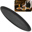 Bandeja Garçom Oval 56x68cm Para Servir Antiderrapante Emborrachada Profissional Unitermi