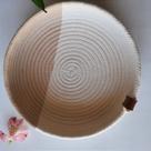 Bandeja Geométrica Artesanal em Algodão 25cm