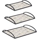 Bandeja Ginkgo em Metal 13618 G Mart
