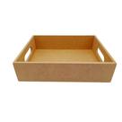 Bandeja Grande 35x30x6 Com Alça Mdf Cru Decorar Presente Bandeja Grande 35x30x6 Com Alça Mdf Cru Decorar Presente