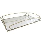 Bandeja Grande para Aparador 55X34cm Espelhada Retangular Duler
