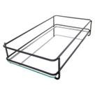 Bandeja hara fence black matte 10 x 20 cm