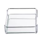 Bandeja hara fence cromada 10 x 10 cm Bandeja hara fence cromada 10 x 10 cm