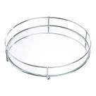 Bandeja hara fence cromada redonda 20 cm Bandeja hara fence cromada redonda 20 cm