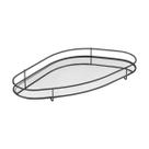 Bandeja Hara Fence Orgânica Base Espelhada 41 x 23 Cm Bandeja Hara Fence Orgânica Base Espelhada 41 x 23 Cm