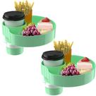 Bandeja Infantil para Assento de Carro SSPONT Kit com 2 Unidades e PortaCopos Bandeja Infantil para Assento de Carro SSPONT Kit com 2 Unidades e PortaCopos