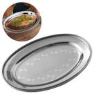 Bandeja Inox 33x21 Para Restaurantes Hotéis Serviço de Mesa