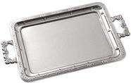 Bandeja inox lisa 43x33cm pantheon